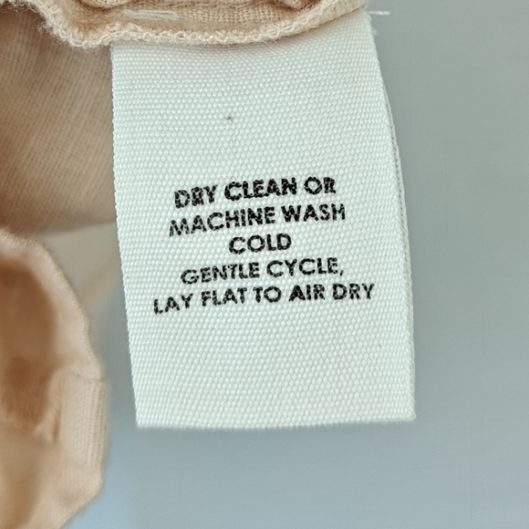 APIECE APART Maurino Drop Waist Linen Blend Mini Dress In Blush Pink Size XS - Picture 10 of 11